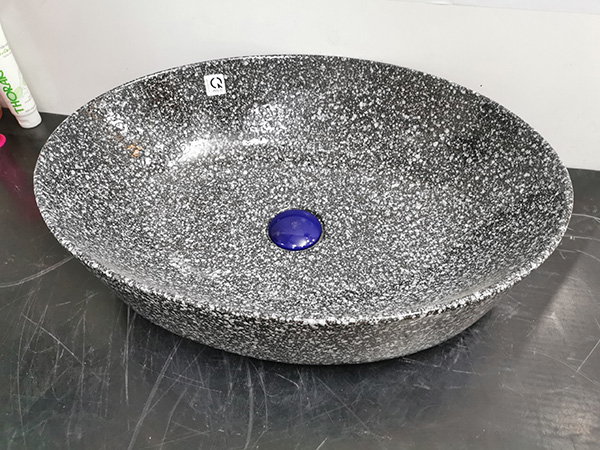 chậu giả đá đen