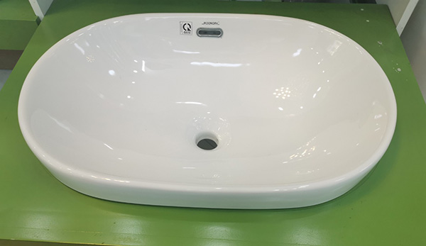 lavabo vành mỏng