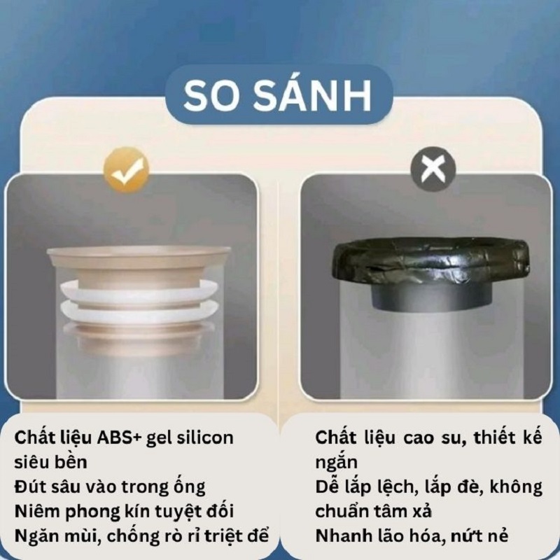 gioăng cao su chống hôi bồn cầu