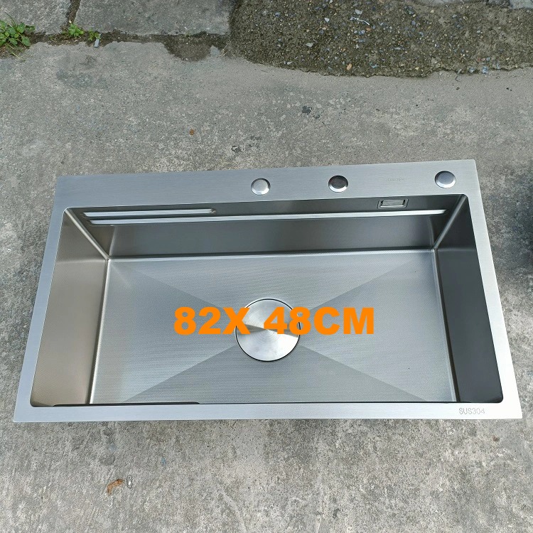 chậu rửa bát 1 hố grunder 82cm