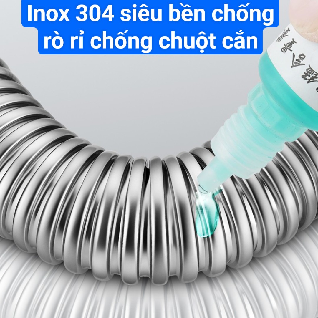 xiphong chậu rửa chén 2 hố bằng inox chống chuột cắn