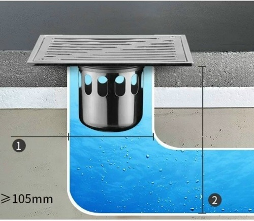 thoát sàn ngăn mùi chống hôi cao cấp inox 304 Foxis