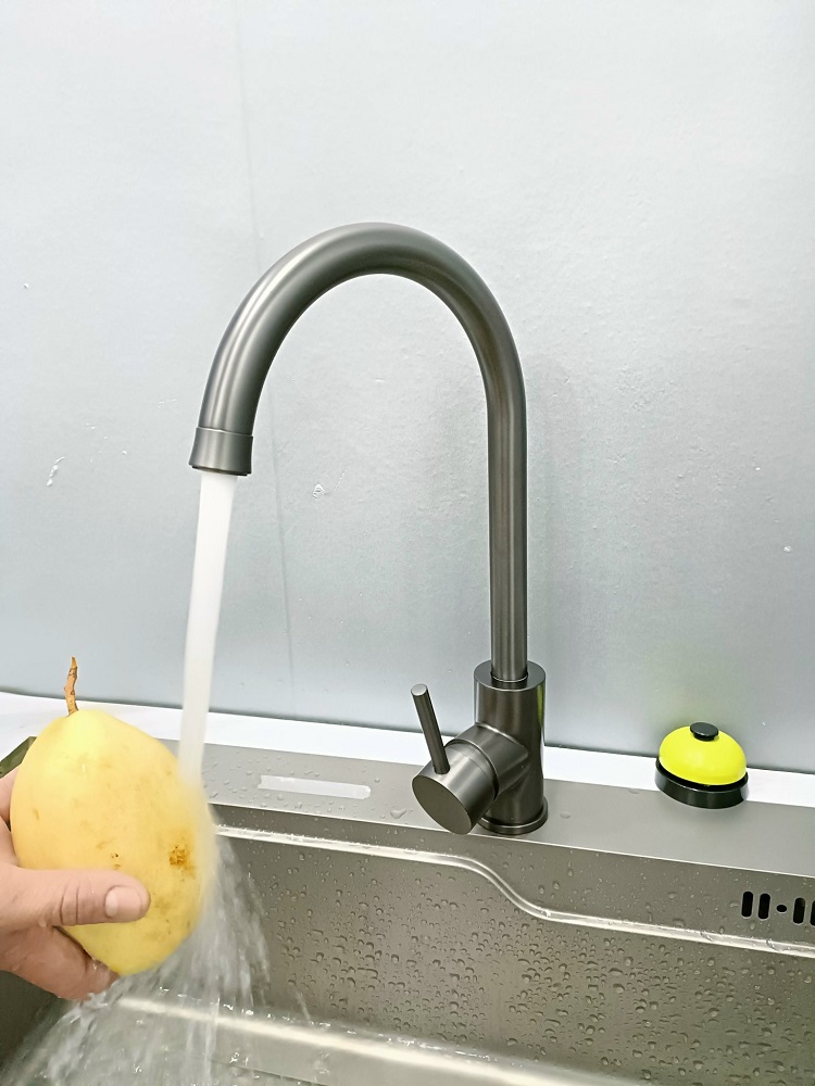 vòi chậu rửa chén bát lõi lưu lượng lớn xả khỏe