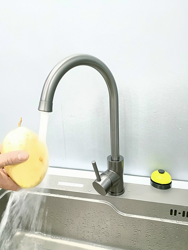 vòi chậu rửa chén bát lõi lưu lượng lớn xả khỏe