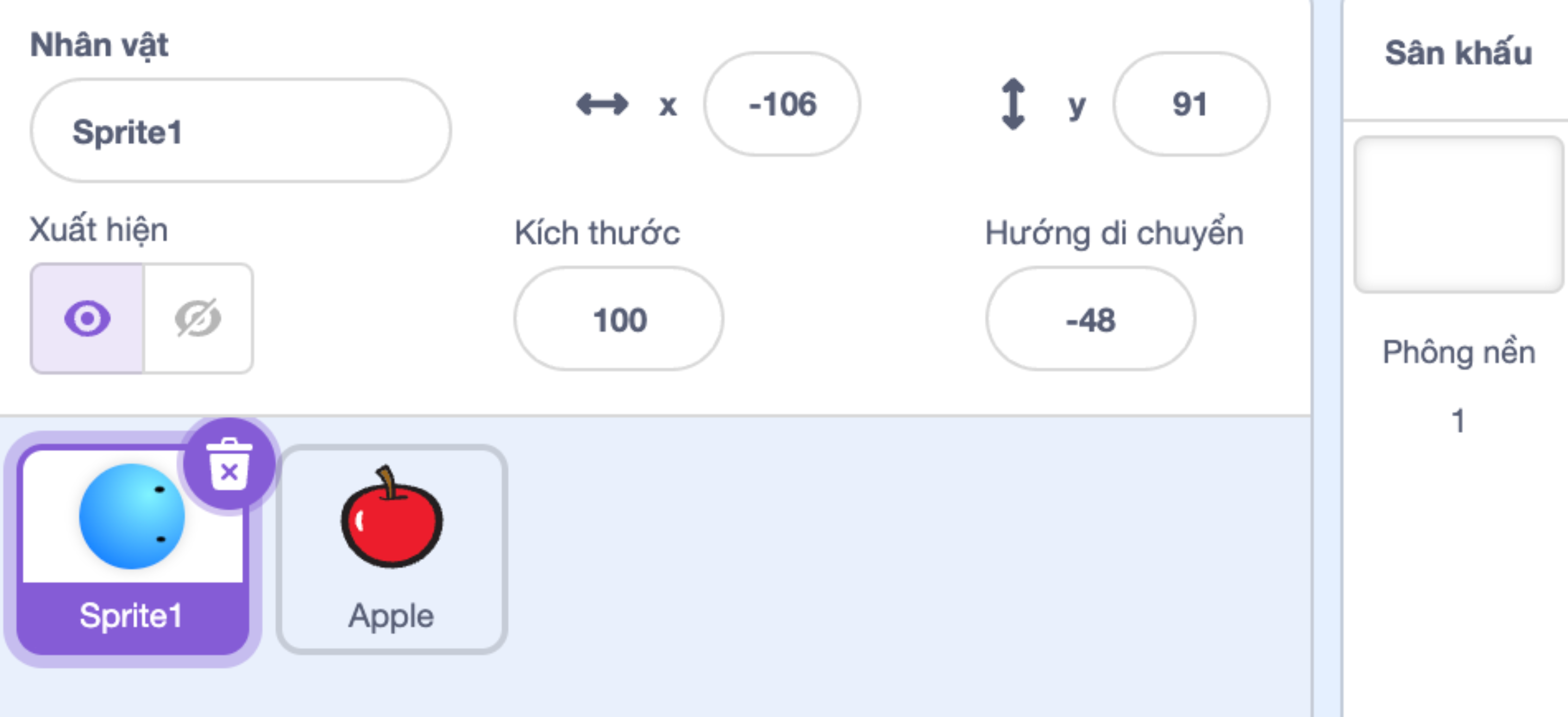 Cách làm trò chơi rắn săn mồi trên Scratch đơn giản nhất