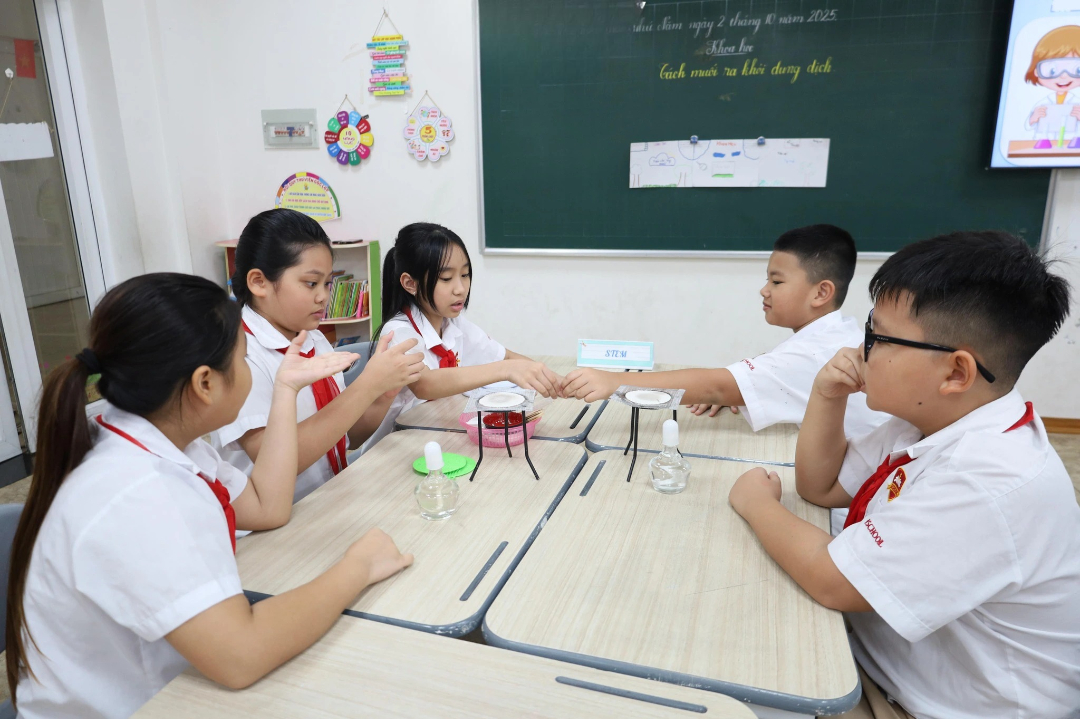 Giáo án STEM lớp 5 tách muối ra khỏi dung dịch