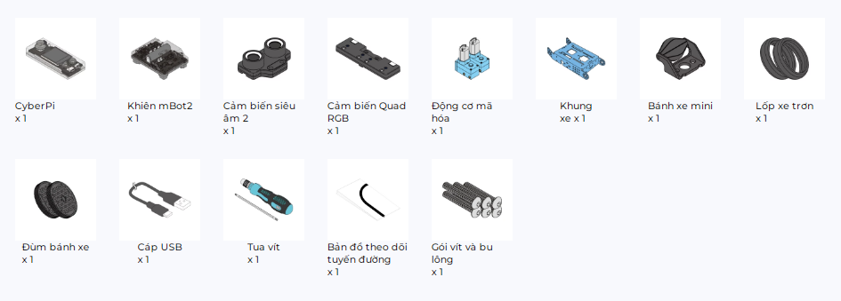 Makeblock mBot2: Bộ công cụ lập trình robot giáo dục STEAM cho việc học AI