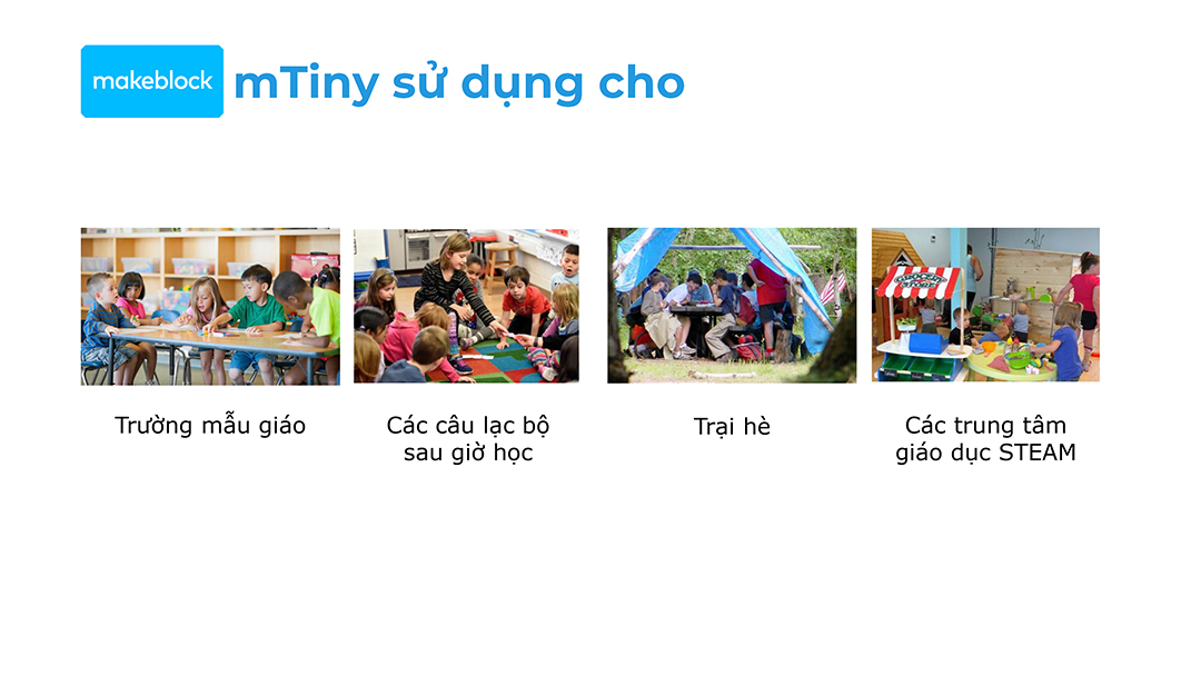 mTiny Coding Kit - Robot gấu trúc hình vuông bán chạy nhất cho các bạn 4 tuổi