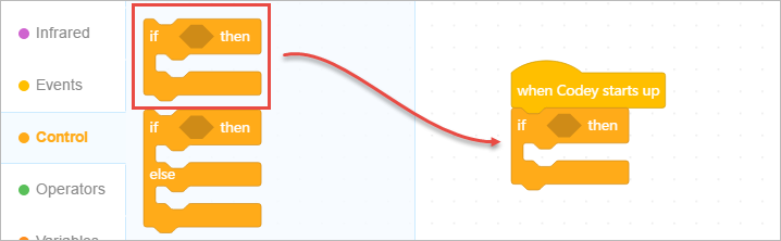 Hướng dẫn cách điều khiển từ xa bằng hồng ngoại với robot Codey Rocky