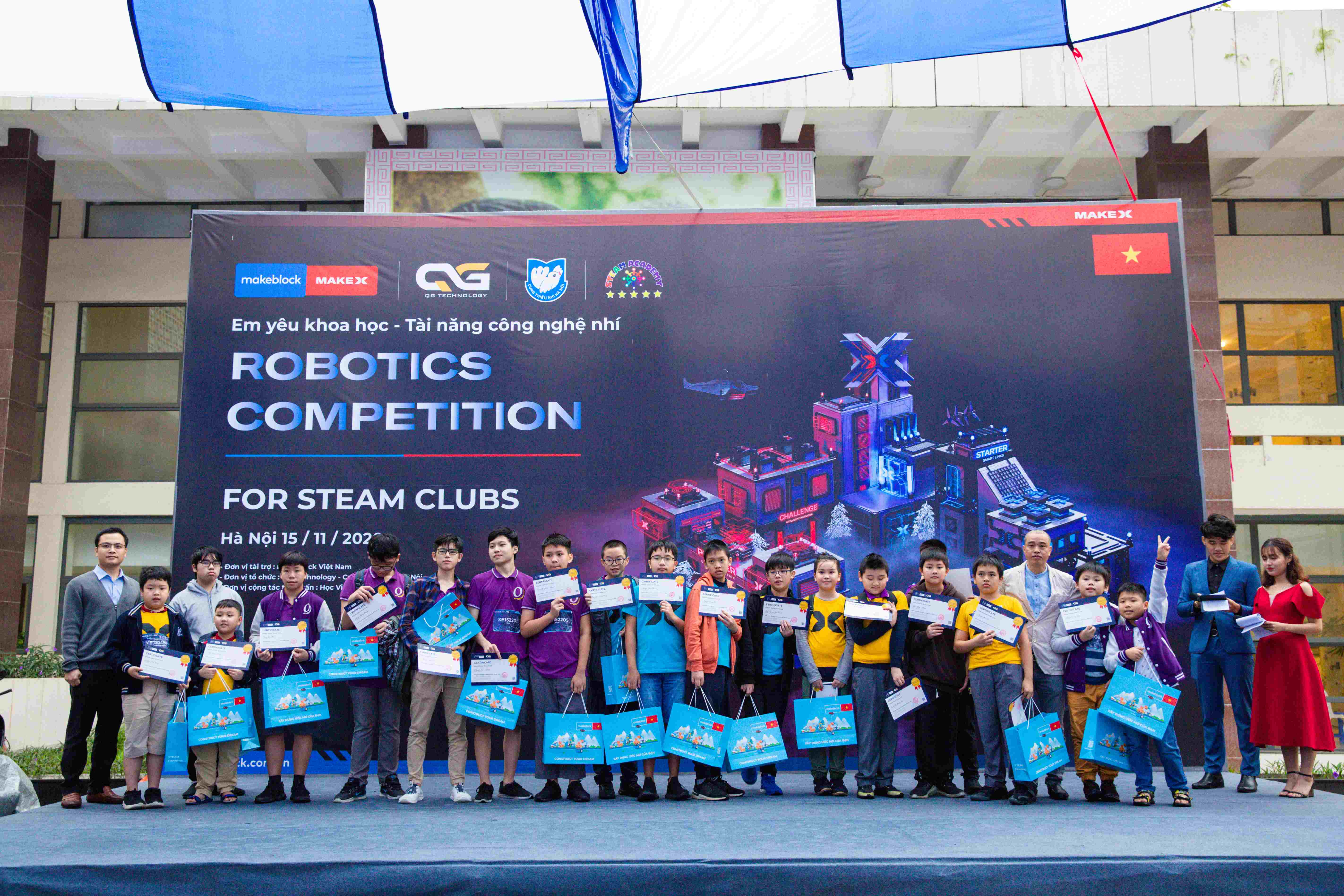 Tổng kết và trao giải cuộc thi 2020 MakeX Robotics Competiton For Steam Clubs