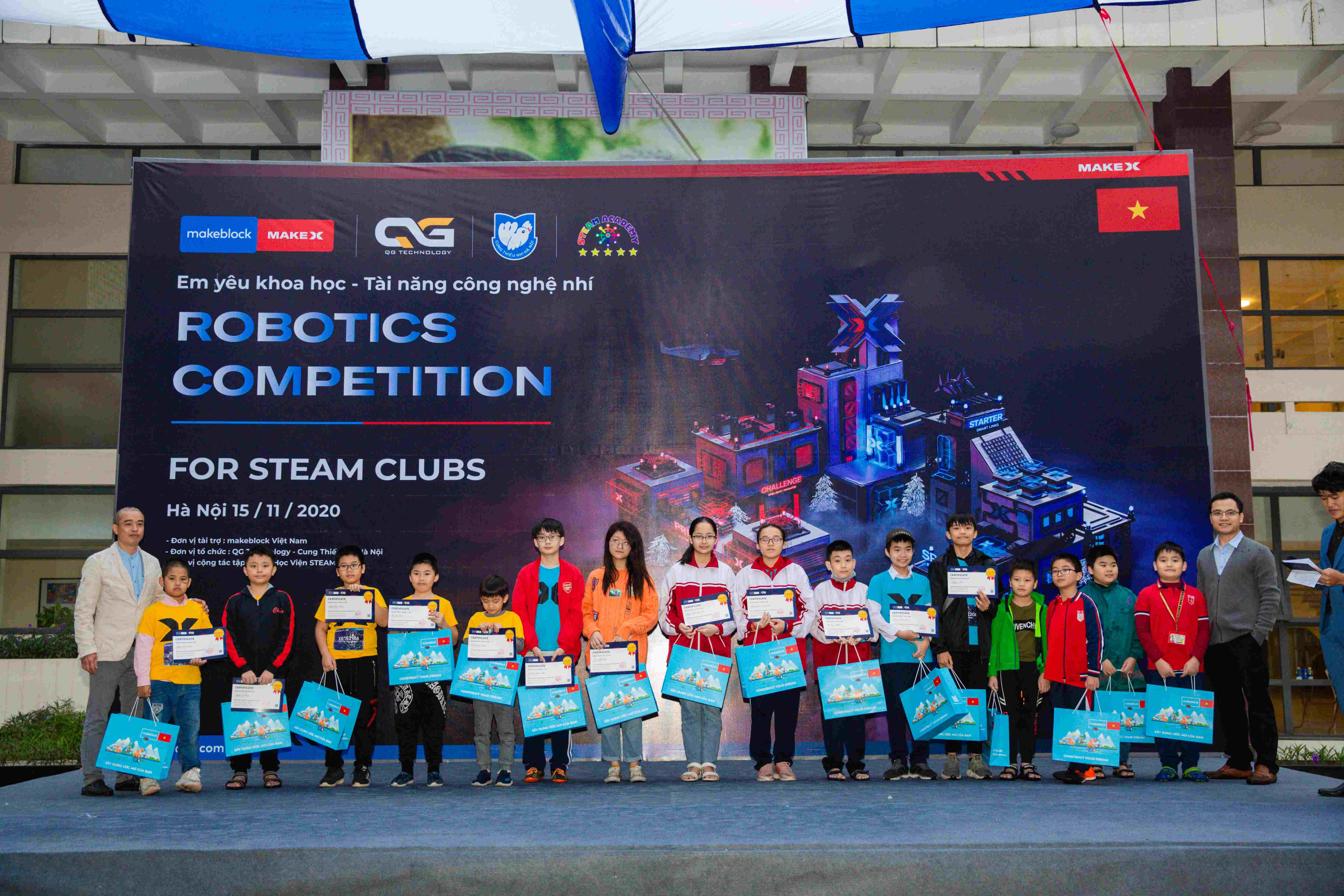 Tổng kết và trao giải cuộc thi 2020 MakeX Robotics Competiton For Steam Clubs