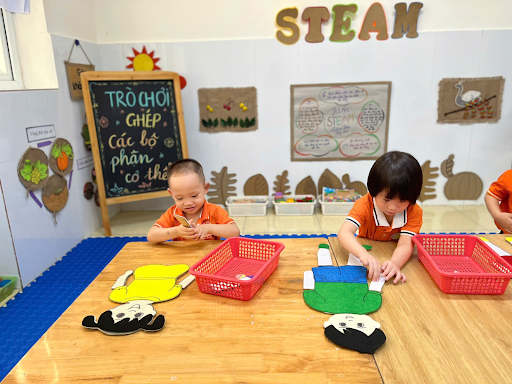 Giáo án STEAM các bộ phận trên cơ thể: Học qua khám phá, thực hành