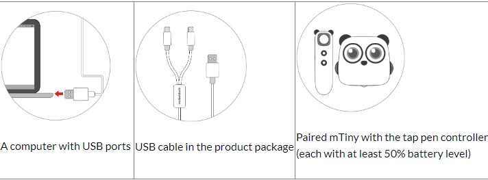 Cập nhật chương trình cơ sở cho bộ điều khiển mTiny & Tap Pen