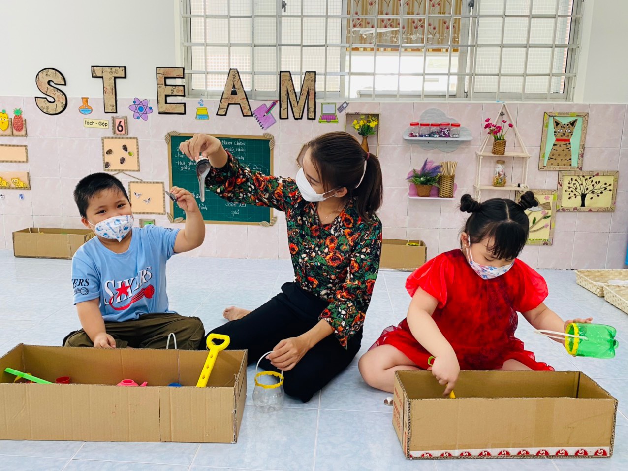 Giáo án STEAM chủ đề nghề nghiệp - Giúp trẻ khám phá thế giới nghề nghiệp