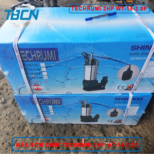 Máy bơm nước thải Techrumi 2HP WT-15-2.0F