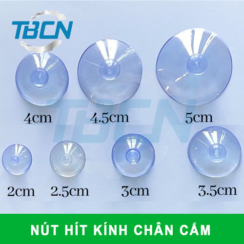 Nút hít kính chân cắm