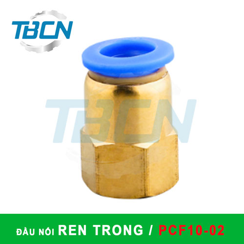 Đầu nối khí nén ren trong PCF10-02