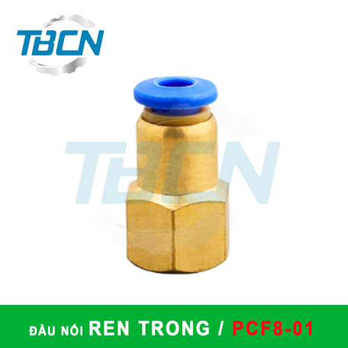 Đầu nối khí nén ren trong PCF8-01