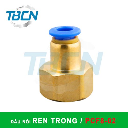 Đầu nối khí nén ren trong PCF8-02