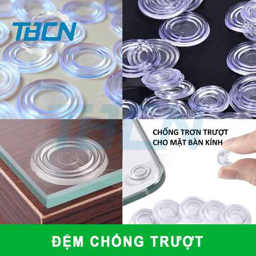 Đệm PVC chống trượt mặt bàn kính