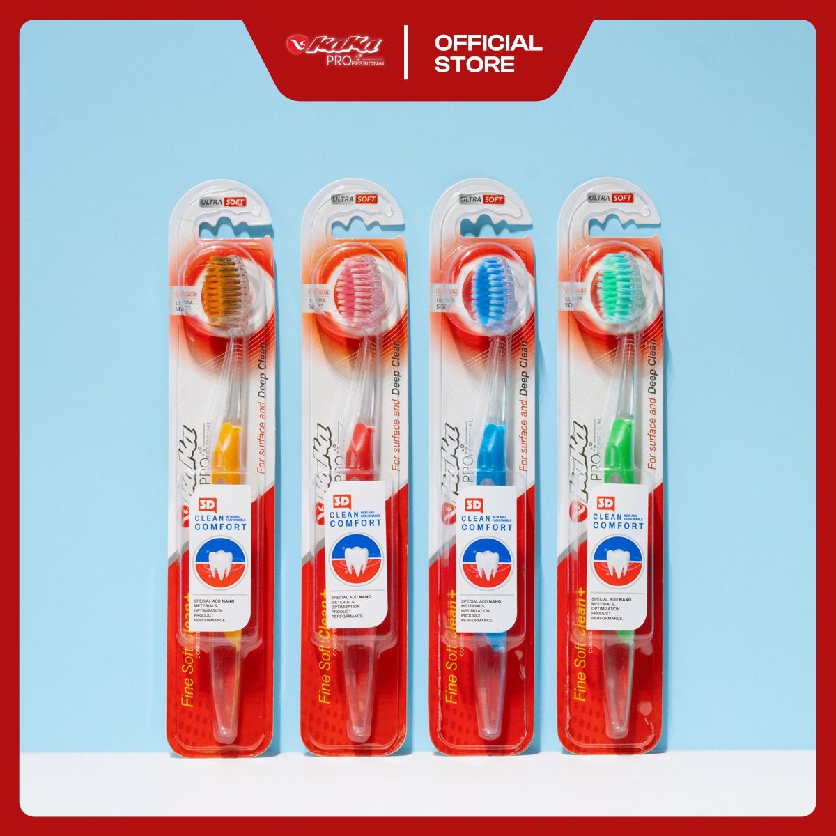 Bàn chải đánh răng KaKa Ultra Soft No.199