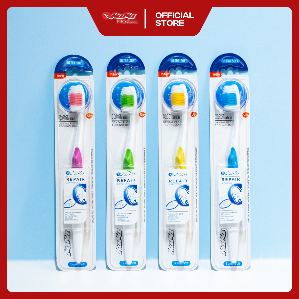 Bàn chải KaKa 192 chăm sóc và bảo vệ răng toàn diện