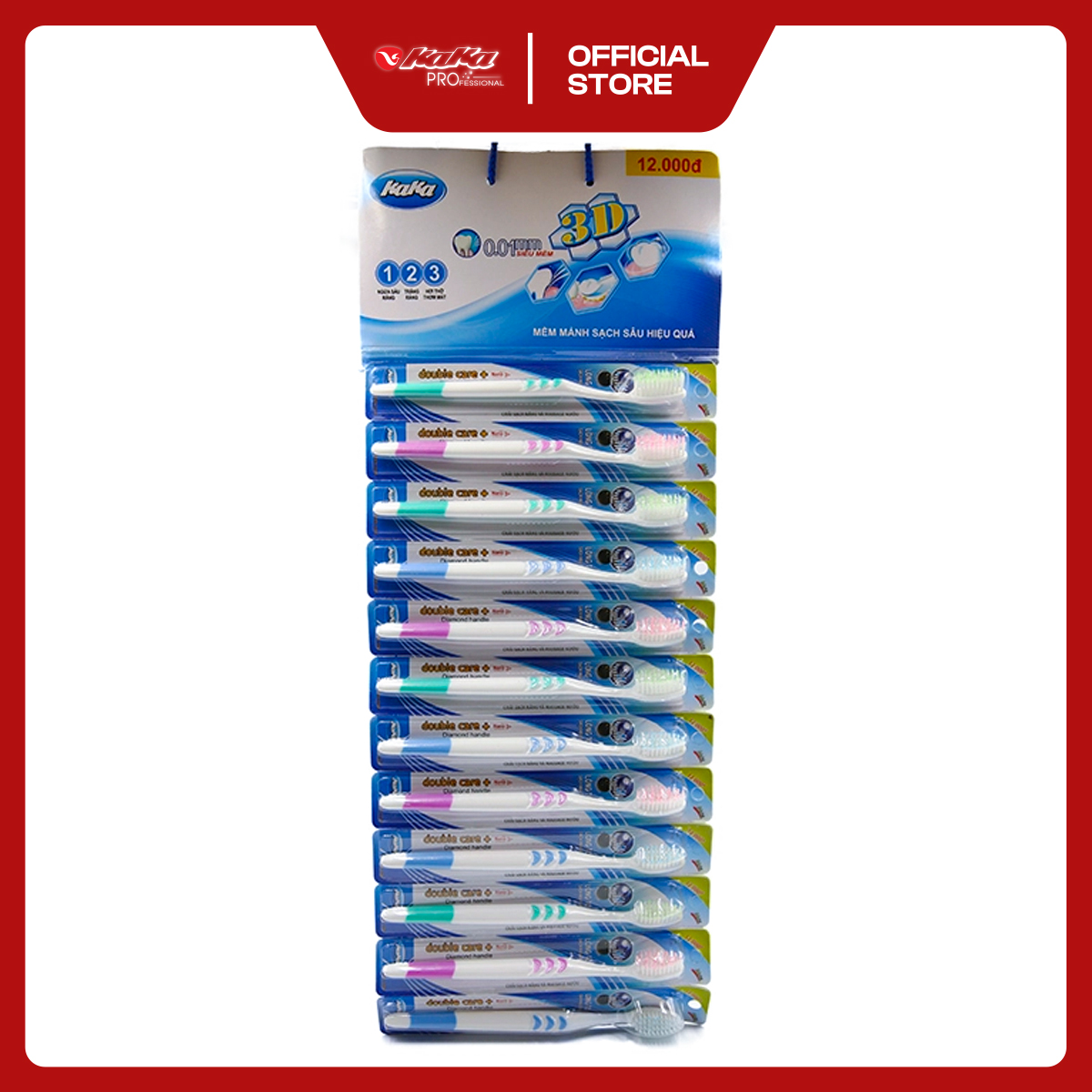 Bàn chải đánh răng KaKa No.191 lông siêu mềm mượt