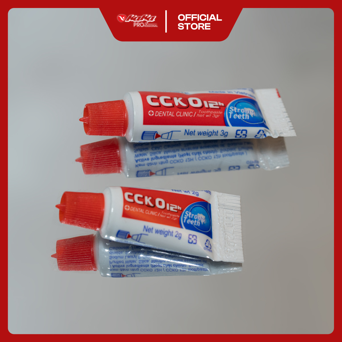 Kem đánh răng khách sạn mini CCKO 12h