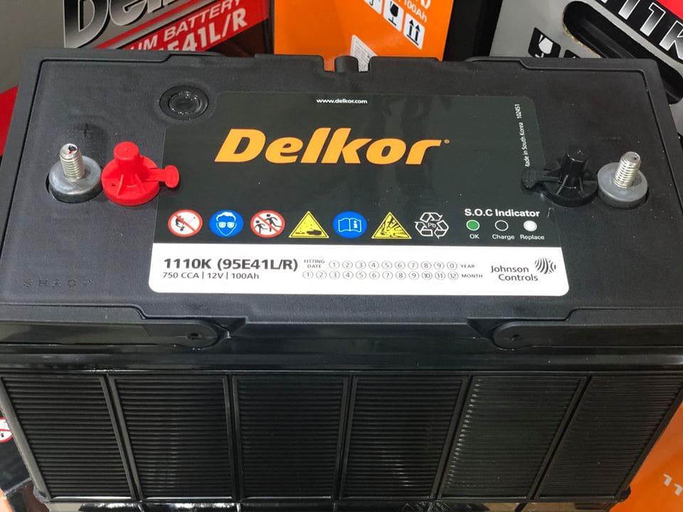 bình ắc quy delkor 1110k 12v - 100ah