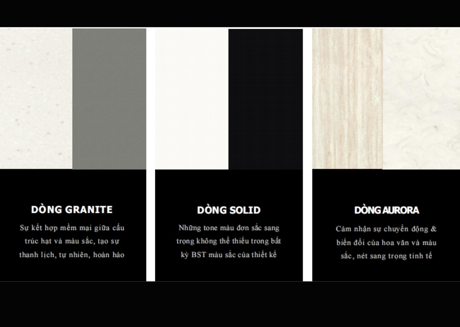Đá Solid Surface cao cấp cho showroom bởi Edenstone