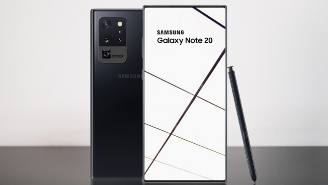 Galaxy Note 20 có thể sử dụng cụm camera trước ẩn dưới màn hình