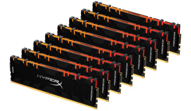 HyperX ra mắt bộ RAM Predator DDR4 RGB và Fury DDR4 RGB mới hỗ trợ dung lượng đến 256GB