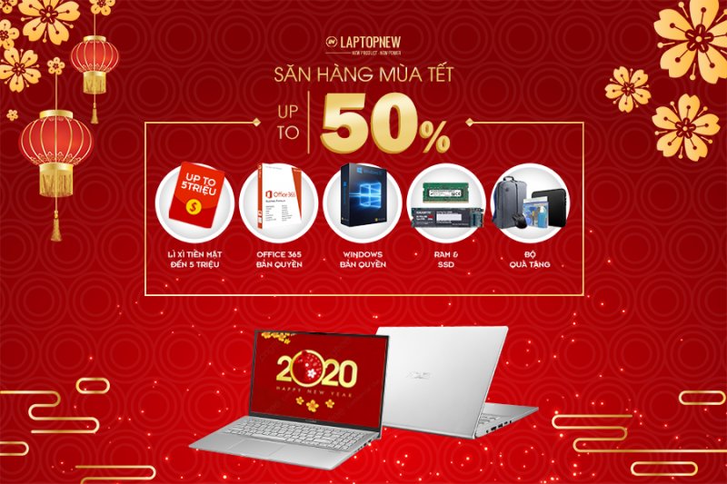 SĂN HÀNG MÙA TẾT - SIÊU SALE CHÍNH HÃNG - LAPTOPNEW