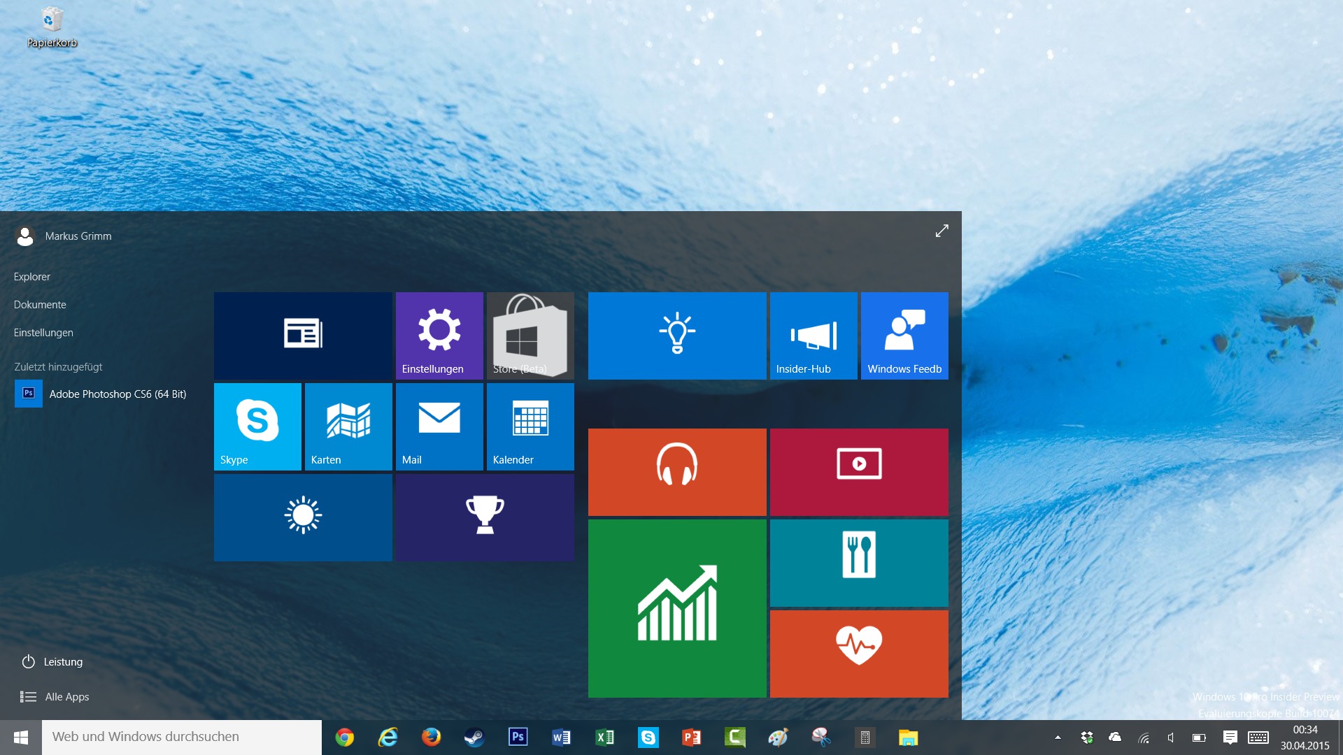 Phím tắt khởi động cho các ứng dụng Windows 10.