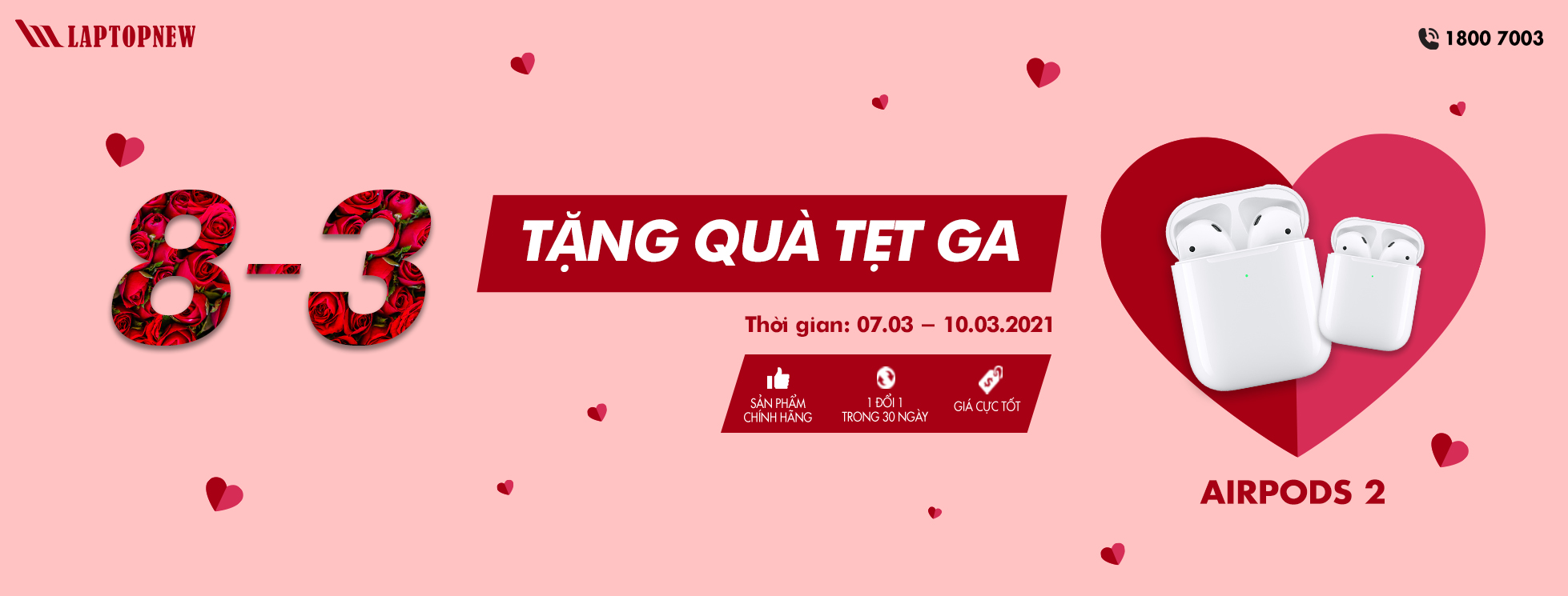 8/3 TẶNG QUÀ TẸT GA