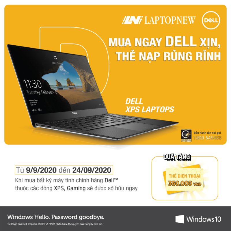 MUA NGAY DELL XỊN, THẺ NẠP RỦNG RỈNH