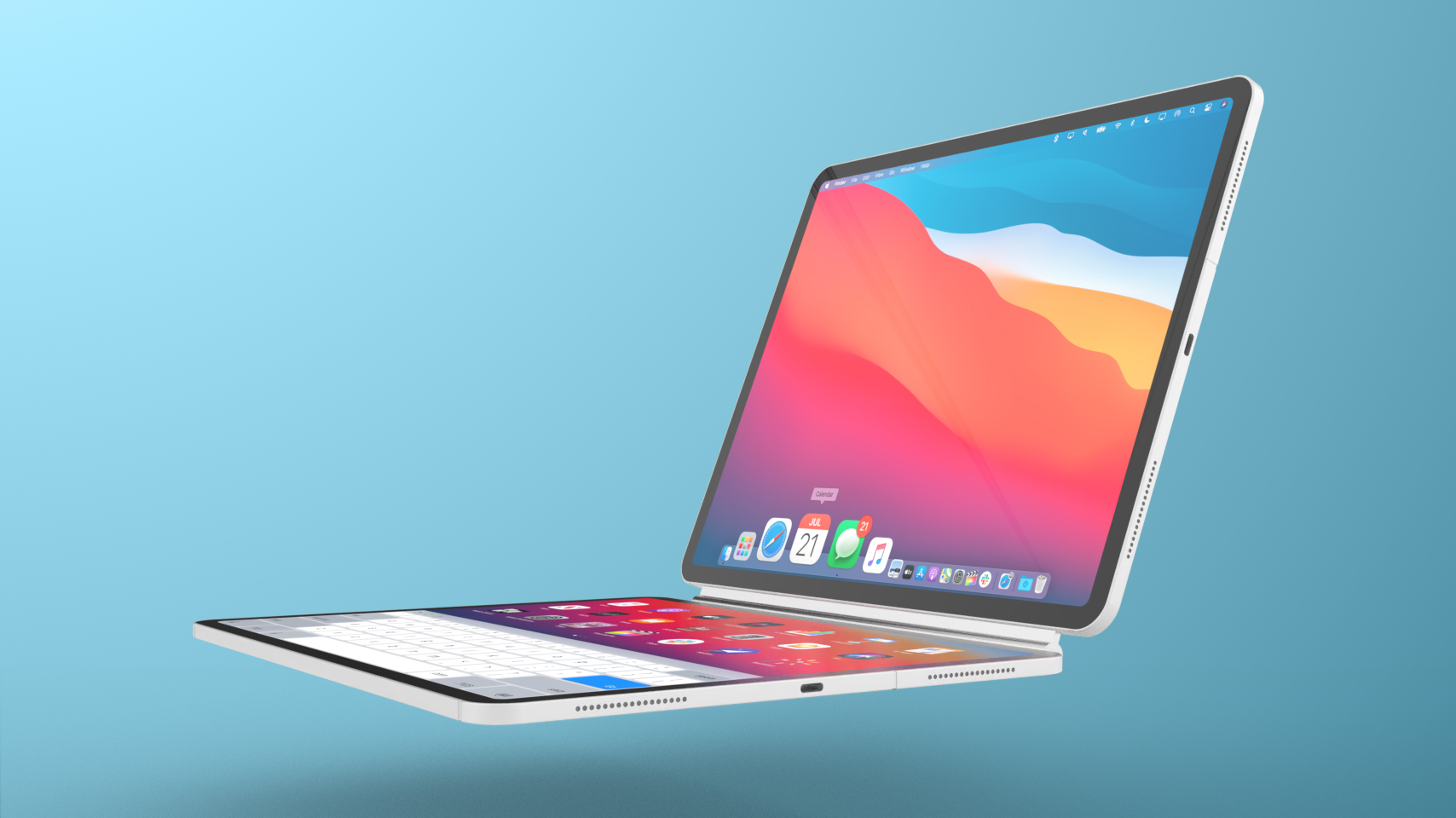Apple đang lên ý tưởng kết hợp hai chiếc Ipad lại thành một chiếc laptop tiện lợi