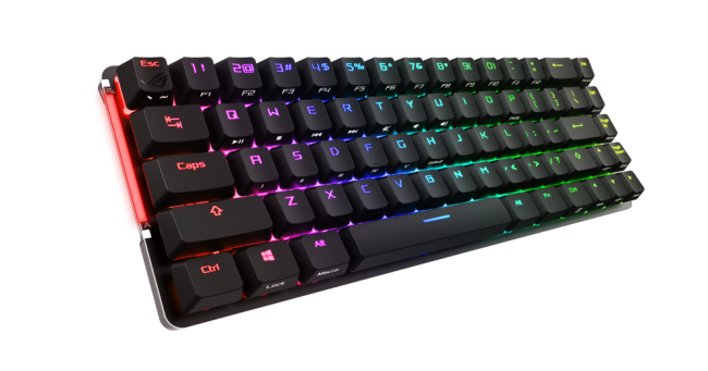 ROG Falchion: Bàn phím cơ gaming không dây mini với đèn RGB mới đến từ ASUS