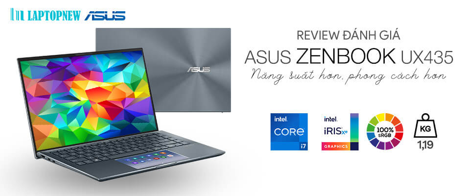 GIỚI THIỆU & ĐÁNH GIÁ ASUS ZENBOOK UX435 | LAPTOPNEW.vn (thiếu video)