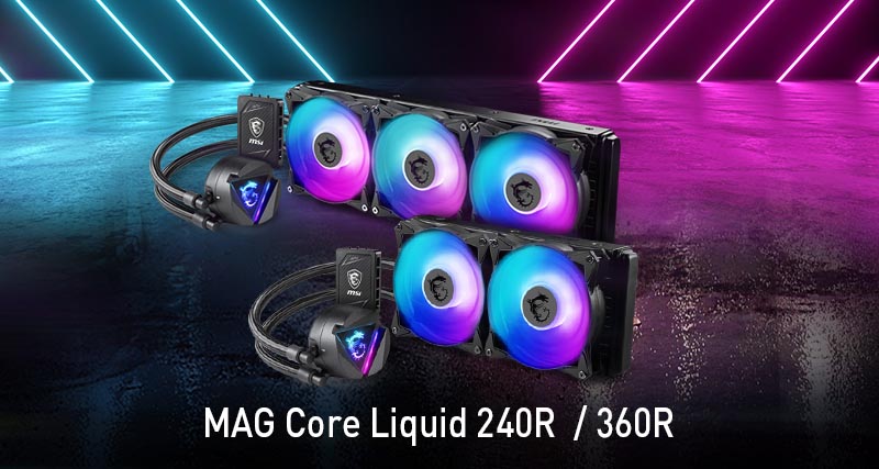 MSI ra mắt tản nhiệt Al in One (AiO) cực lạ mắt với logo xoay trong 270 độ