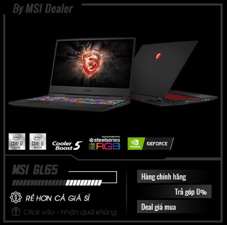 Đánh giá tổng quan Laptop MSI GL65 10SDK - 242VN: Mạnh mẽ, gai góc đậm cá tính