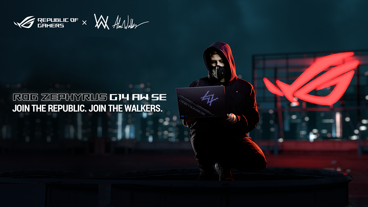 MUA ROG ZEPHYRUS G14 ALAN WALKER - TẶNG TAI NGHE ROG