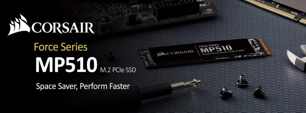 Corsair ra mắt chiếc ổ cứng SSD M.2 NVMe MP510 phiên bản 4TB sử dụng giao tiếp PCIe 3.0 x4