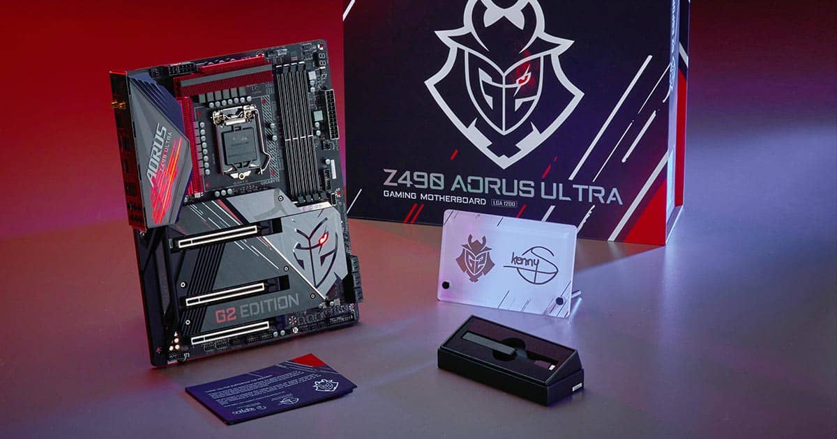 Gigabyte tiếp tục hợp tác cùng G2 Esport ra mắt Z490 AORUS ULTRA G2