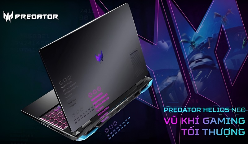Thiết kế của laptop Acer Predator Helios Neo 16
