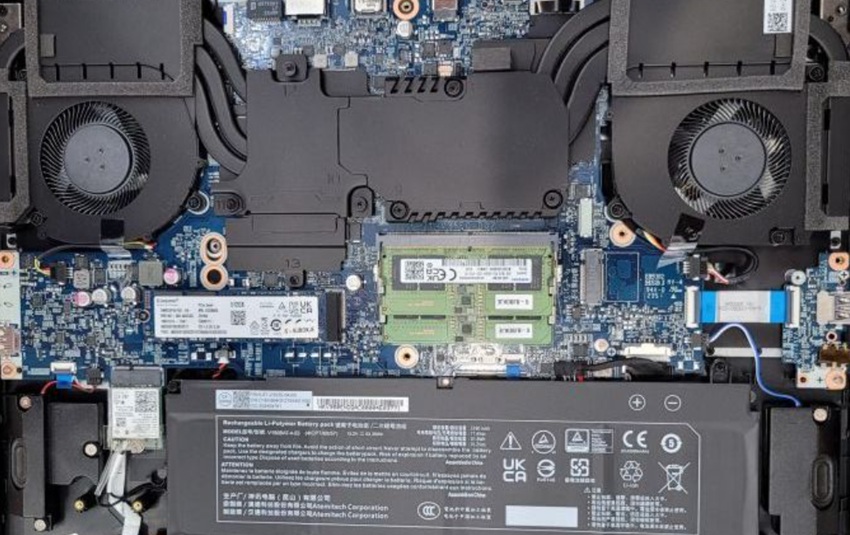 Acer Shadow 16 2025 - tản nhiệt