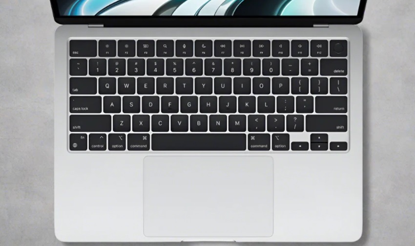 MacBook Air M2 - bàn phím và touchpad
