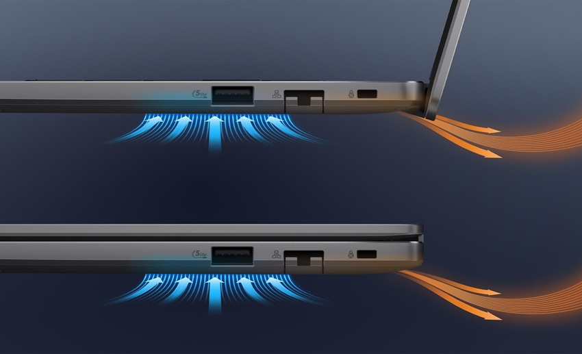 Asus ExpertBook P3405 - tản nhiệt