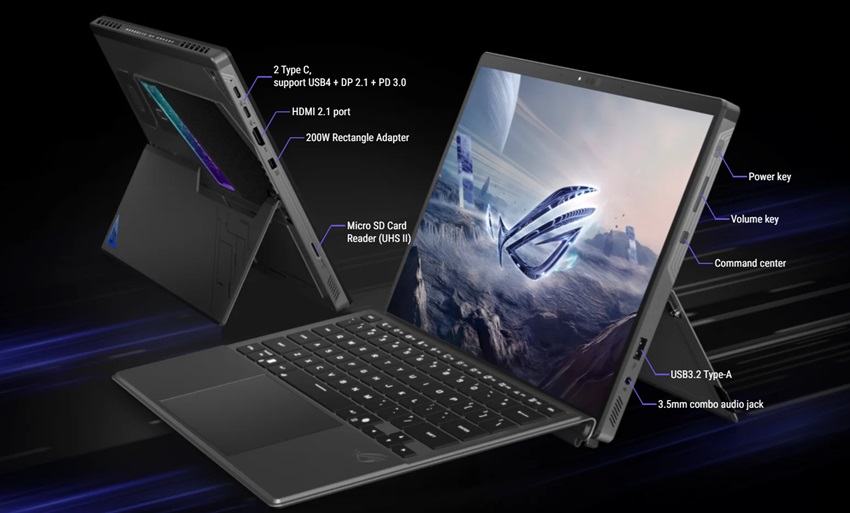 ASUS ROG Flow Z13 GZ302 - cổng kết nối