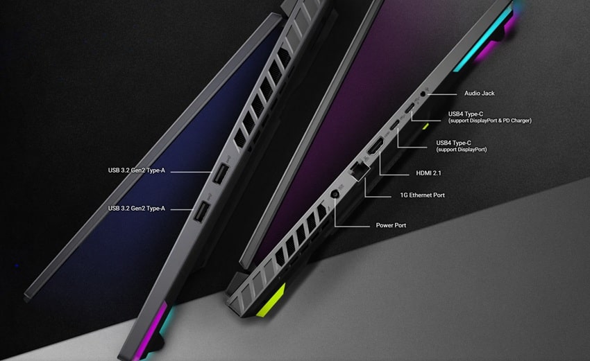 Asus ROG Strix G16 G614 - cổng ngoại vi